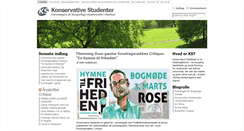 Desktop Screenshot of konservativestudenter.dk