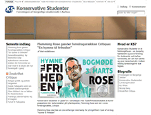 Tablet Screenshot of konservativestudenter.dk